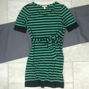 Banana Republic Striped Dress with Tie, Size XS